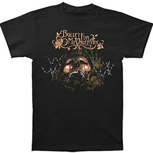 Boys Youth Bullet For My Valentine Crying Skull Shirt New Large (14-16)